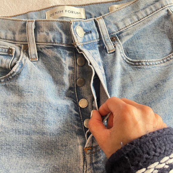 Aritzia Denim Forum The Yoko High Rise Slim Jeans, 27 Indigo Wash CigaretteJean - Picture 12 of 16